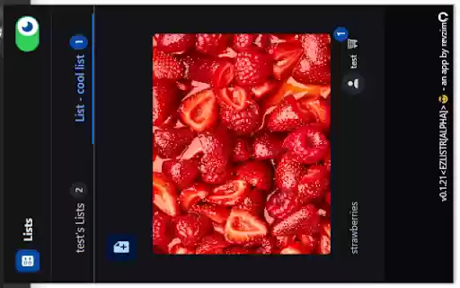ezlistr [alpha]  from Chrome web store to be run with OffiDocs Chromium online